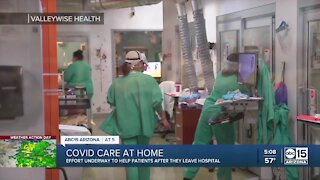 Effort to help some COVID-19 patients finish recovery at home