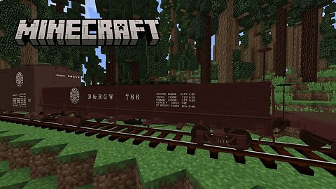 Travel On A Freight Train | Minecart Clacking | Minecraft Ambience