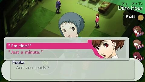 Persona 3 Portable Day 6. No Mic. Not Feeling Up For It.