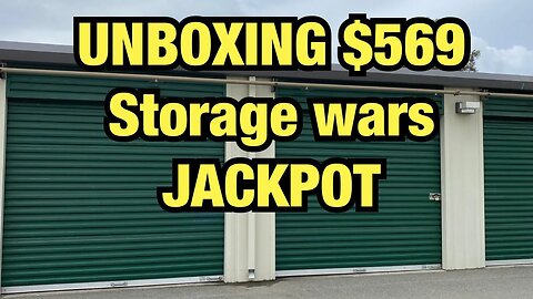 JACKPOT UNBOXING $569 STORAGE WARS UNIT !