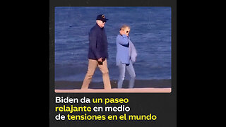 Biden de vacaciones en medio de un clima de tensión mundial