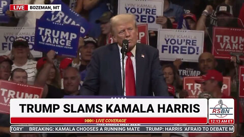 Savage: Trump Plays a Compilation ROASTING Kamala Harris' Word Salads For Three Minutes Straight