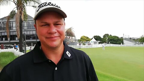 GOLF-ZIM-CAYEUX-FEATURE+VIDEO: Zimbabwe’s Cayeux showing the rules of golf need a rethink for the disabled (LcL)