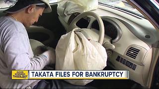 Takata files for bankruptcy, overwhelmed by air bag recalls