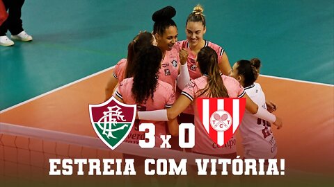 VÔLEI FEMININO DO FLUMINENSE ESTREIA COM VITÓRIA PRA CIMA DO TIJUCA