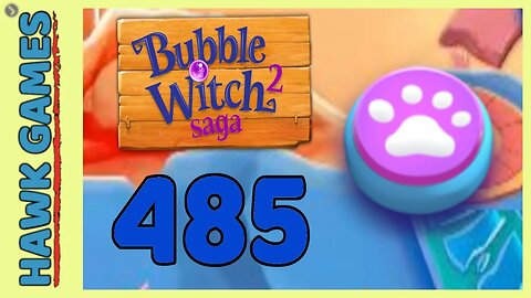 Bubble Witch 2 Saga Level 485 (Animals mode) - 3 Stars Walkthrough, No Boosters