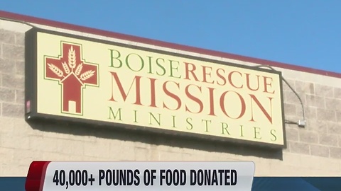 40,000 lb. food donation to Boise Rescue Mission will make thousands of meals this holiday season