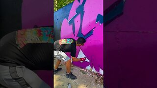 NINJA TURTLES MICHELANGELO GRAFFITI 🥷🐢 #graffiti #graffitiart #shorts