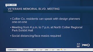 Design plan meeting for Veterans Memorial Blvd.
