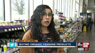 Organic feminine care products are a growing trend