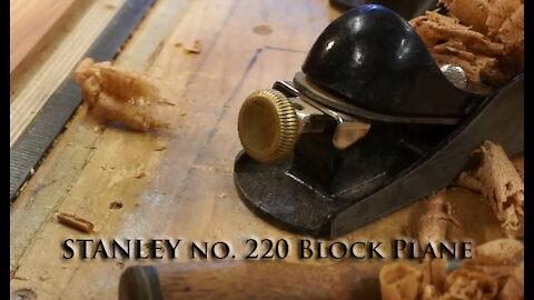 STANLEY no. 220 Block Plane