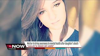 Mother to bring awareness to mental health after daughter's death