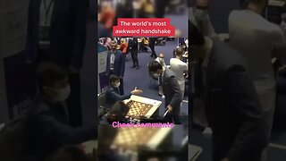 Very awkward chess handshake