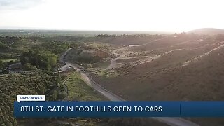 Boise Foothills 8th Street gate now open