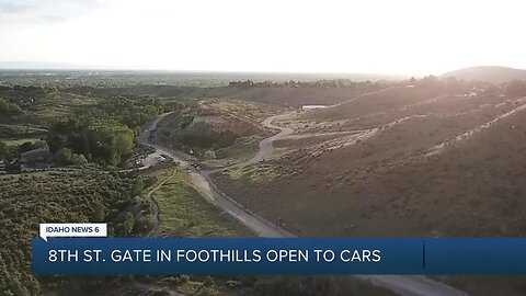 Boise Foothills 8th Street gate now open