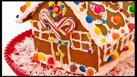 diy -How to make a Ginger Bread House- Easy Beginners Recipe! (Recipe in the Description)