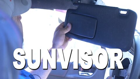 How to remove a sunvisor - 2014 Subaru BRZ