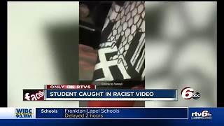 Noblesville teen 'ashamed' after video of him chanting racial slurs & wearing Nazi flag goes viral