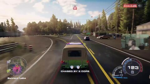 Need for speed HITTING COPS