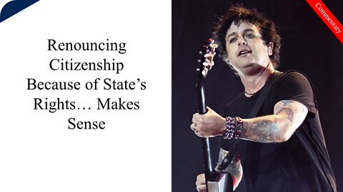 Green Day Guy Leaving America Cause of Roe V. Wade