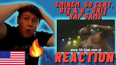 GOAT CONCERT!! EMINEM, 50 CENT, D12 & G - UNIT - "RAP GAME" LIVE IN DETROIT - IRISH REACTION