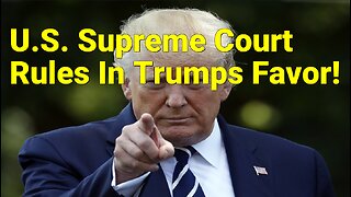Supreme Court Rules In Trumps Favor! \ Trump To Be Put Back On Ballot.