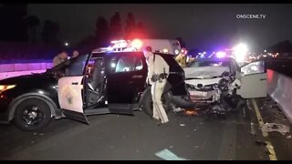 California Highway Patrol "The CHP" Try To Stop DUI Driver & CHP Lose Their CHP Unit To Suspect