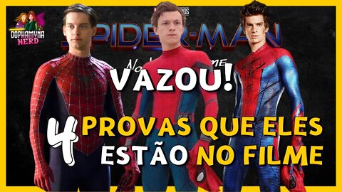 VAZOU FOTO DE SPIDER MAN 3 NO WAY HOME! ANDREW GARFIELD NO FILME! ARANHAVERSO!