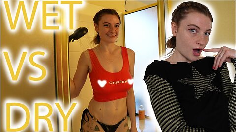 WET VS DRY CROPTOPS! (OF MERCH) Thanks for watching! Enjoy! Socials: