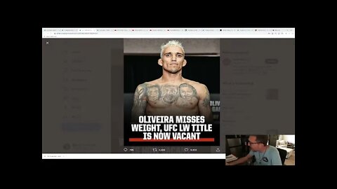 The UFC Charles Oliveira Missed Weight Conspiracy