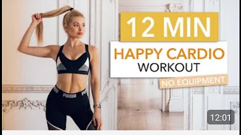 12 mint Happy Cardio. A good mood high intensity Choreo/No equipment Needed