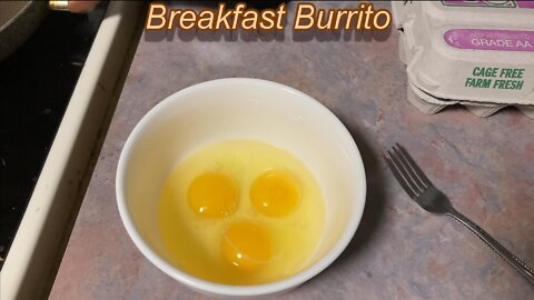 Breakfast Burrito (My favorite with a hash brown)