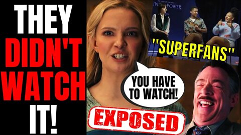 Amazon EXPOSED By Fake Lord Of The Rings "Superfans" AGAIN | They HAVEN'T Watched Rings Of Power!