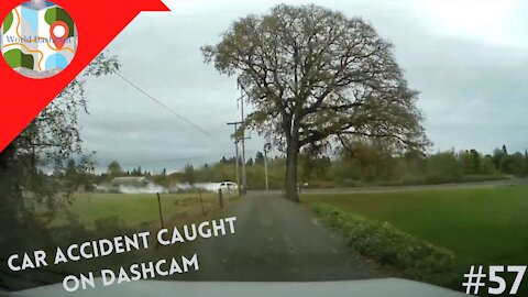 Ford Exploder? Car Explodes Outside This Guys Driveway - Dashcam Clip Of The Day #57