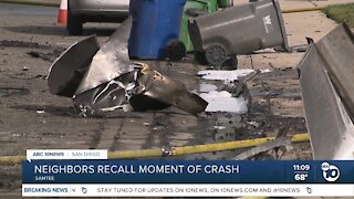 Neighbors recall moment of crash