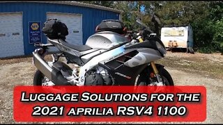 Luggage Solutions for the 2021 Aprilia RSV4 1100
