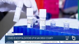 COVID-19 hospitalizations, wastewater levels up in San Diego County