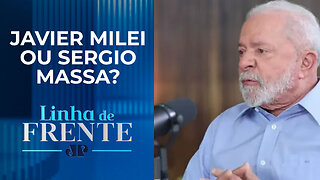 Lula sobre eleições argentinas: "É preciso um presidente que goste de democracia" | LINHA DE FRENTE