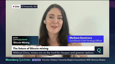 Meltem Demirors Helps Clear Up False Narratives Around Bitcoin, Mining, Energy Use & China 7/13/2021