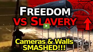 Revolution Against 15 Minute City Has Begun! Anti-Slavery Resistance SMASH Tyrants' Cameras & Walls!