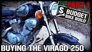 Virago 250 Build - PART 1. Buying The Bike