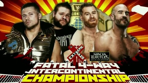 Kevin Owens vs Sami Zayn vs Cesaro vs The Miz Extreme Rules 2016 Highlights