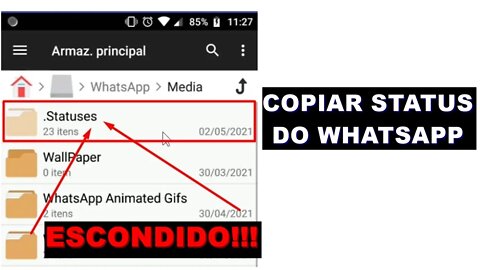 Como copiar status do WhatsApp