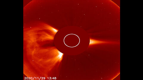 Powerful Solar Flare captured by SOHO and other anomalies in solar space, November 2020