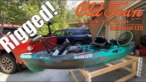 Old Town Sportsman Autopilot 120 Setup for Fishing (September 2020)