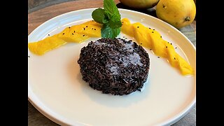 Thai Mango with Black Sticky Rice