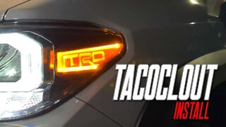 TACO CLOUT Side Marker Tint Overlays | INSTALL | #toyota #tacoma #tacoclout