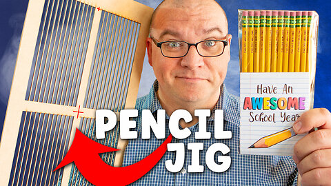 Laser Cut Pencil Jig - Engraving On Pencils!