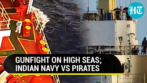 Indian Navy Warship Attacked By Somali Pirates After India's Sea Warriors Intercept Hijacked Vessel