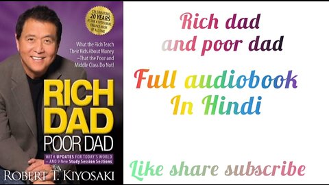 Rich dad poor dad || rich dad poor dad full audiobook in Hindi